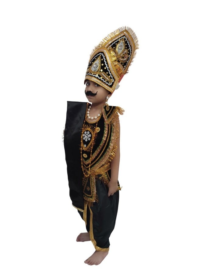 BookMyCostume Ravana Lankesh Evil Ramayana Ramlila Kids & Adults Fancy Dress Costume without Sword 7-8 years - Image 2